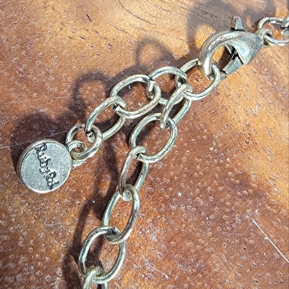 Ruby Rd. Chic Gold and Black Statement Necklace Medallions Chain - Picture 16 of 17